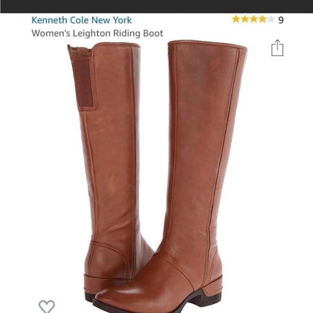 Kenneth Cole Leighton Riding Boots 6.5 GUC